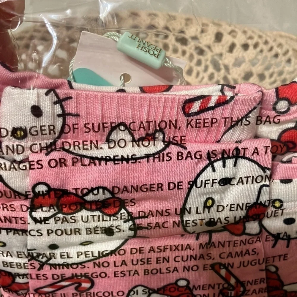 NEW Posh Peanut HELLO KITTY CANDY CANE LONG SLEEVE CHRISTMAS PAJAMAS